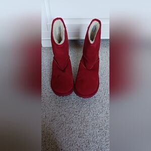 Red Suede Boots
